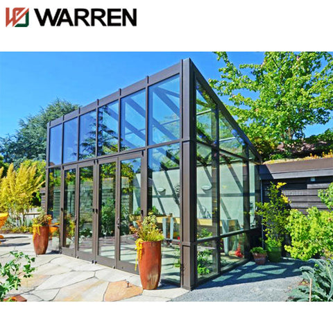uk standard prefabricated glass aluminum conservatory sunroom