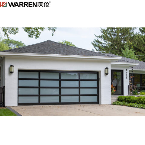 Warren 14x17 Frosted Garage Door Cost Black Glass Garage Door Cost Black Tinted Glass Garage Door
