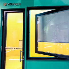28x64 Middle hanging window aluminium strip airtight seal casement window factory directly sale