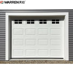 WDMA 16x8 Garage Doors With Pedestrian Door For Sale Pedestrian Garage Door Aluminum Luxury