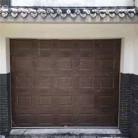 China WDMA modern aluminium panels garage door design garage door with small door