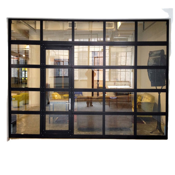 China WDMA Electric Modern Roll Up Sliding Sectional Gautomatic Clear Glass Overhead Garage Door