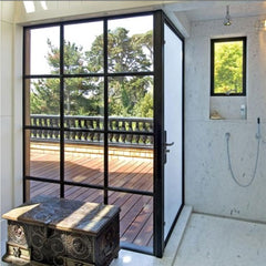 WDMA Steel internal door iron window grill design wrought iron door