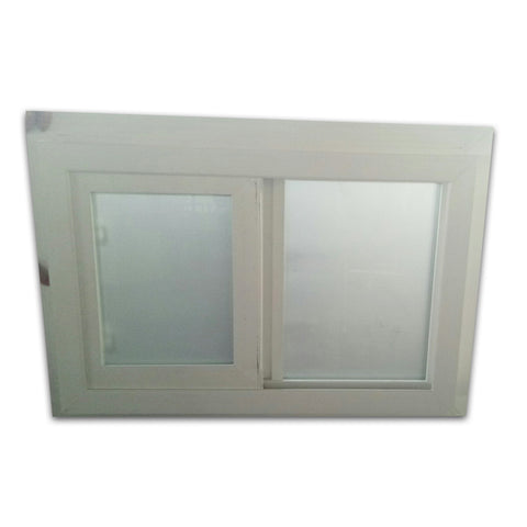 WDMA Top 10 Hot Sale House Bathroom Used Frosted Tempered Glass PVC Sliding Window