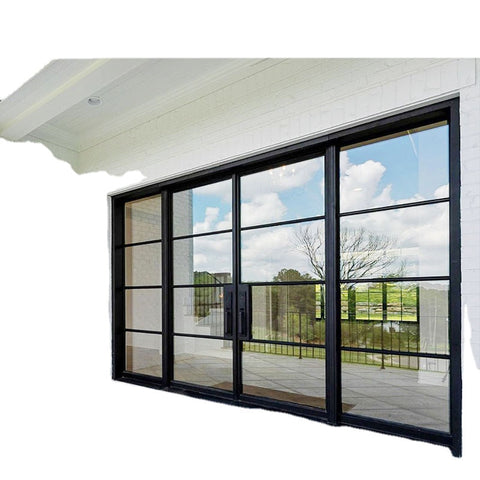 Warren 42*108 Aluminum patio glass french door with thick glass protection water Heat insulation
