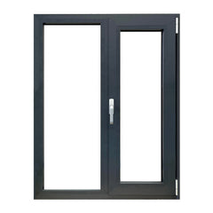 WDMA Commercial casement window customized aluminum window and door