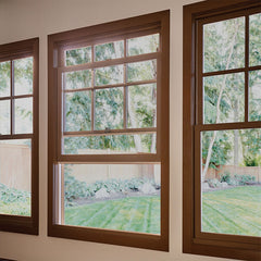 WDMA American Sing Hung Sliding Casement Vinyl Windows With Grill