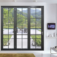 Customized aluminum bifold sliding door