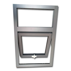 WDMA High Quality UPVC Profile Grill Design Plastic Windows for Hotel