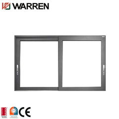 35.5 x 35.5 aluminium framed sliding glass door window