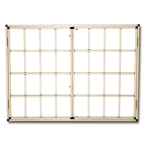 WDMA High Quality Aluminum Frames Fixed Tempered Glass Windows with Grill Design