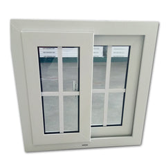 WDMA Luxury design french style pvc double sliding glass window