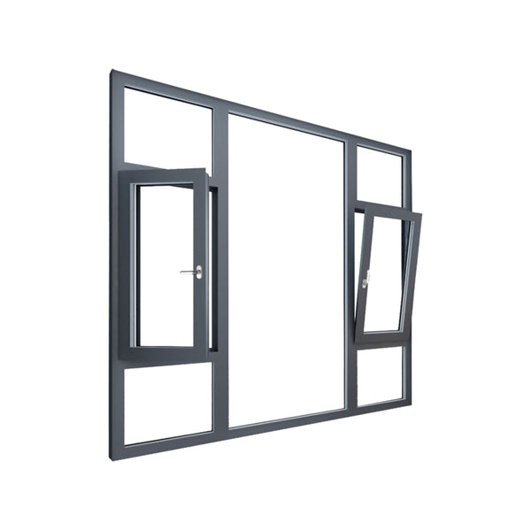 WDMA Commercial casement window customized aluminum window and door