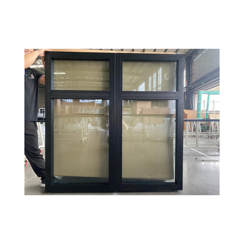 WDMA Cheap Prices Residential Hurricane Impact Powder Coated Aluminum Frame Fixed Glass Window Large Size Fix Windows