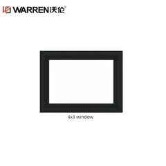 Warren 5x4 Window Black Aluminium Casement Windows Black Casement Windows Exterior