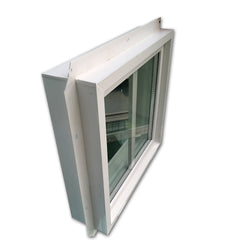 WDMA House High Quality Customized American Style Vinyl Window Double Glazed Glass Horizontal Sliding PVC Window