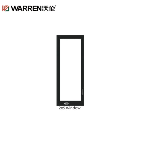 Warren 2x5 Window Double Glazed Windows Soundproof Aluminum Casement 24x60 Windows Prices
