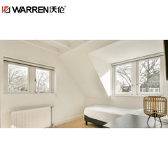 WDMA Window Casement Double Aluminum Glass Casement Window With Picture Window Insulated