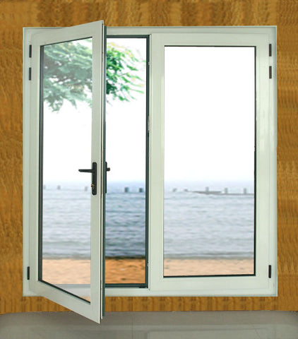 WDMA swing open style windows cheap upvc small casement window for sale