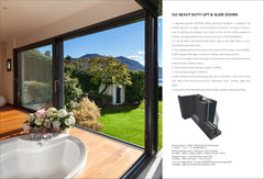 WDMA 12 foot sliding glass door price lift & slide door