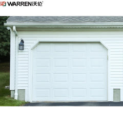 WDMA 12' x 7' Garage Door Tilt Up Garage Door Clear Roll Up Garage Door Glass For Homes
