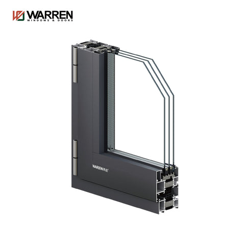 Warren 42*108 Aluminum patio glass french door with thick glass protection water Heat insulation