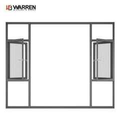 Sound Insulation And Heat Insulation Aluminum Casement Windows Casement Windows With Mosqui To Net