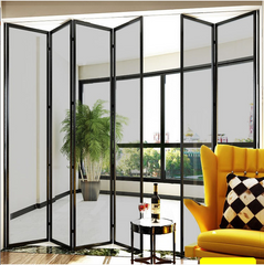 WDMA Hot sale Bifold Door For Patio Aluminium Folding Patio Folding Design Glass Door For interior house