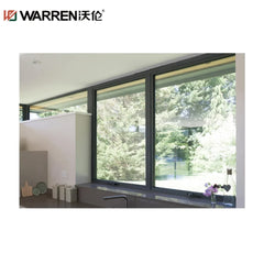 Warren 40x36 Sliding Aluminium Laminated Glass Brown Powder Coated Window Custom