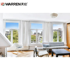 Warren Double Pane Soundproof Glass Window Tempered Glass Double Hung Window Aluminum Window Companies