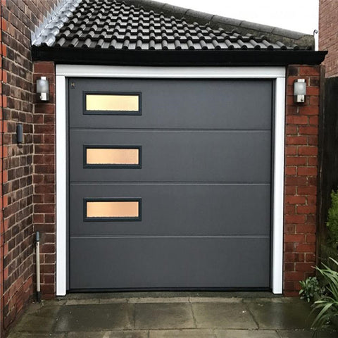 China WDMA modern aluminium panels garage door design polycarbonate garage door