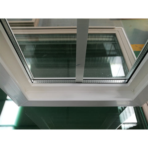 WDMA House High Quality Customized American Style Vinyl Window Double Glazed Glass Horizontal Sliding PVC Window