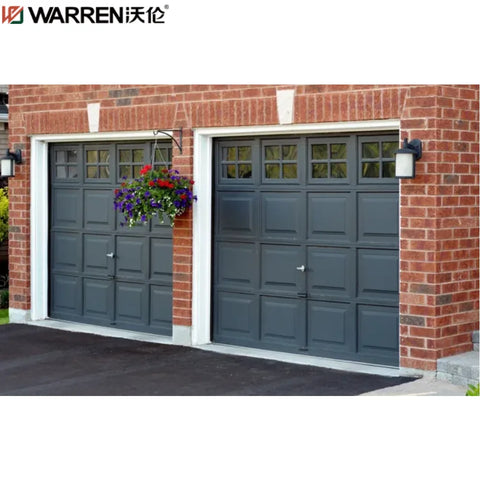 WDMA Garage Door With Pedestrian Door Price Bifold Garage Doors For Homes Aluminum