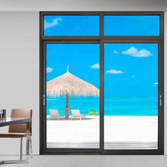 WDMA Aluminum tempered sliding glass doors