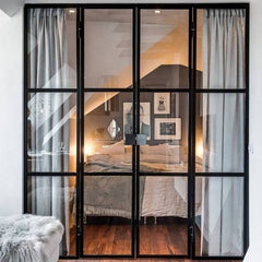 WDMA  french luxury doors metal casement windows beautiful wrought iron windows iron steel gate door