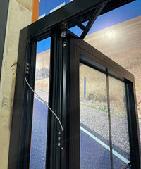 WDMA energy saving double glass casement  windows  aluminium door and window