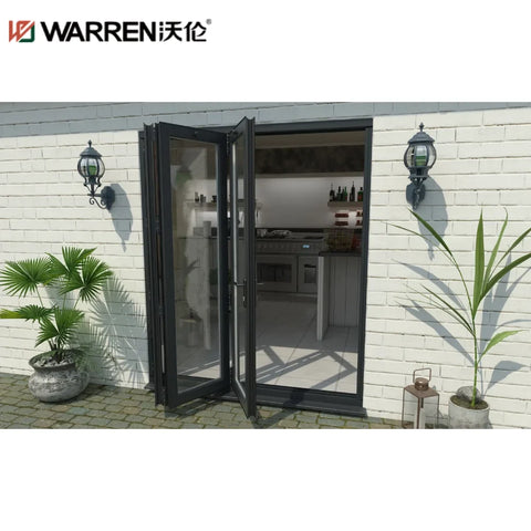 Warren 32x78 Tri Fold Aluminium Double Glazing Brown 6 Panel Interior Door Cost