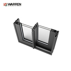 Custom Strong Thermal Broken Patio Door Wholesale Aluminium Narrow Frame Large Glass Lift And  Sliding House Doors