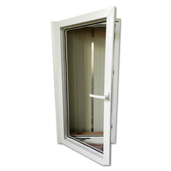 WDMA Contemporary Eco-friendly White Vinyl Casement Window Customized Designs