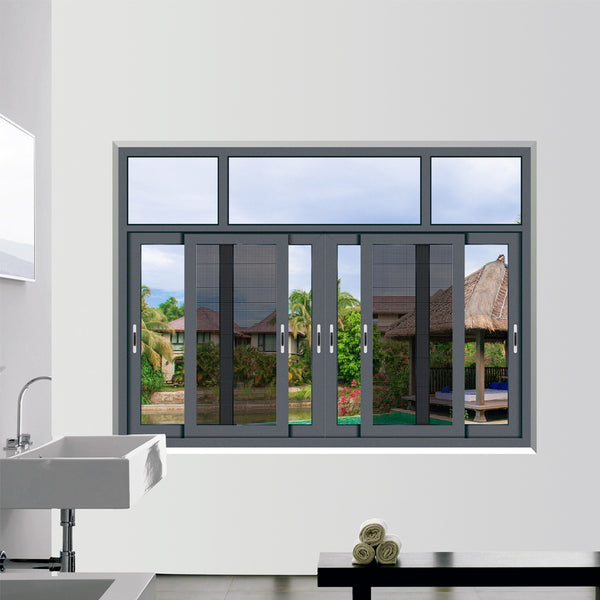 HS-JY8013 high quality aluminum frame glass slide window designs on China WDMA