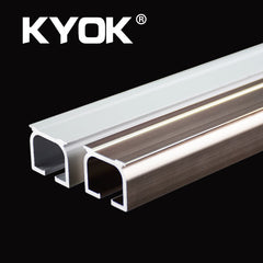 KYOK Glass Ceiling Mounted Curtain Track System Window Crown Curtain Track Popular Rod Curtain Track on China WDMA