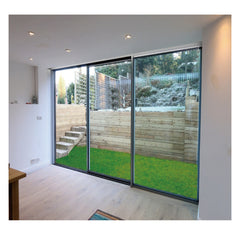 Competitive cheap price sale 4 panel used patio doors design aluminium factory glass sliding slide door price