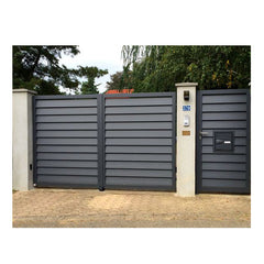 Removable Aluminium Garden Fence Gate Fencing Aluminum gate grill design fixed Aluminium Louver Fence