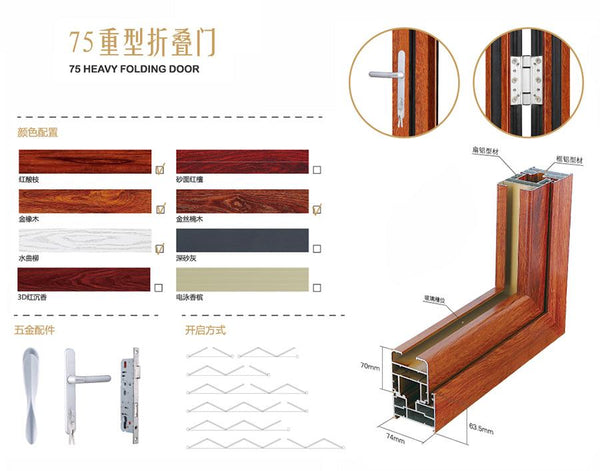 Design Interior Home Track Grill Glass Tilt Sliding Double Glaze Aluminum Slide Door on China WDMA