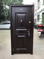 External Safety Security Steel Door Price Security Exterior Single Door on China WDMA
