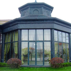 China WDMA aluminum  sunhouse garden room sunroom and glass green house  panels for sale