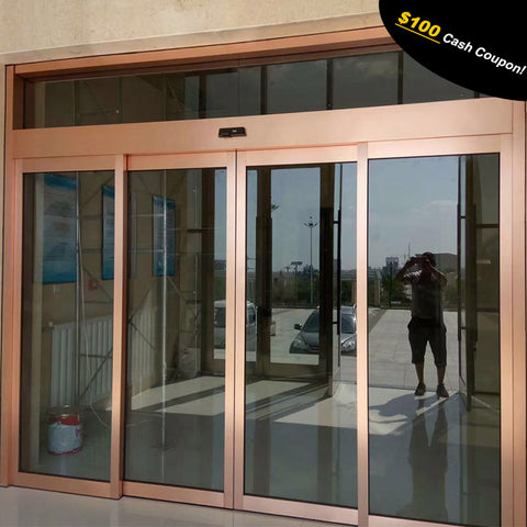 China commercial automatic sliding glass doors cost on China WDMA