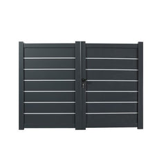 Removable Aluminium Garden Fence Gate Fencing Aluminum gate grill design fixed Aluminium Louver Fence