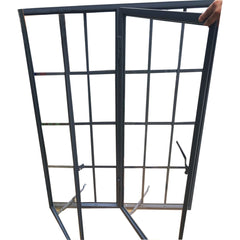 Top quality french steel window grill design for casement or fixed iron windows and doors