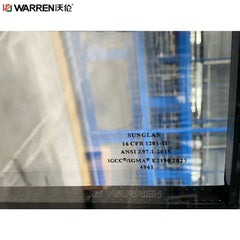 Warren 37x77 Sliding Aluminium Half Glazed Blue 5 Panel Affordable Door For Home